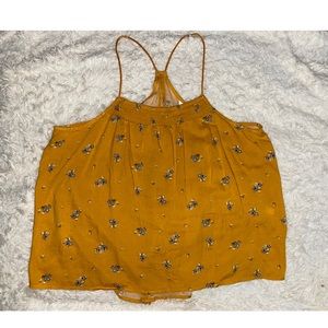 3 for $10 size XL flowered yellow cami